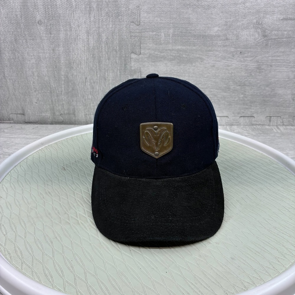 Vintage Dodge Intrepid Hat Men Navy Black Racing Cap Evernham Motorsports